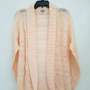 Charlotte Russe Peach Sweater Cardigan
